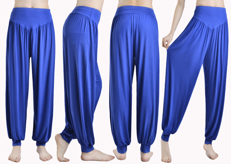 loose soft yoga bloomers pants belly dance casual lantern slacks wholesale